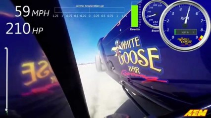 1000+HP 2JZ Powered Roadster Top Speed Spinout