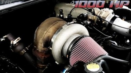 1000HP Chevy Truck battles Twin Turbo Coyote Mustang