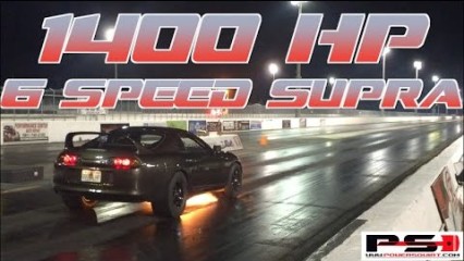 1400HP 6 Speed Supra Rowing Gears Into The 8’s!