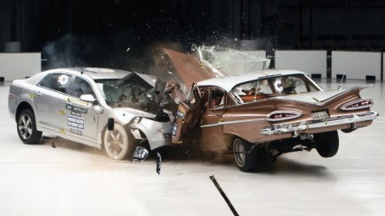 ’59 Chevy Bel Air VS ’09 Chevy Malibu CRASH TEST
