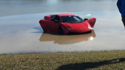 2000+HP Lamborghini Crashes Into A Lake!!