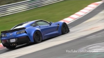 2015 Corvette Z07 with F1 Gearbox Testing on the Nurburgring