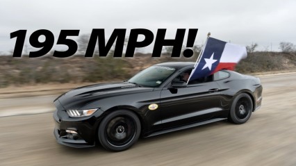 2015 Hennessey Mustang Runs 195 MPH!