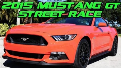 2015 Mustang GT vs 2014 Mustang GT STREET RACE!