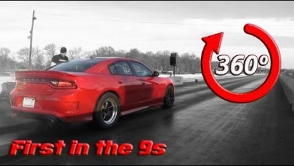 360° Video – First 9-Second Hellcat Charger EVER