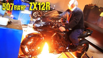 507RWHP TURBO ZX12R ON THE DYNO