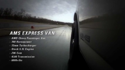700HP AWD Turbo LSx “AMS Express” Van!!! SMOKES CORVETTE!
