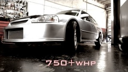 800+whp Supra runs against Turbo K20 Civic
