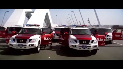 Abu Dhabi Futuristic Police Chase Gone Wild
