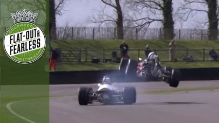 Amazing Moment Car Jumps Over Rival DURING RACE!