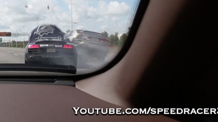 Audi R8 Spyder massive crash