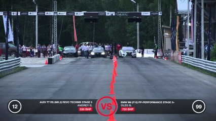Audi TT RS vs Chevrolet Corvette ZR1 vs BMW M6 F13