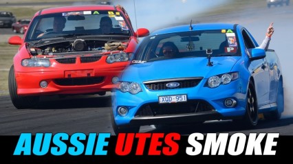Aussie Utes Tearing The Track To SHREDS