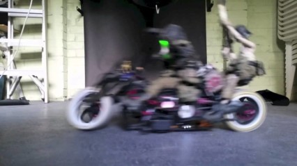 BADASS RC Powered Motorcycle Drifting Like Crazy!