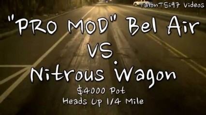 Big Tire Bel Air vs Malibu Wagon HEADS UP $$$