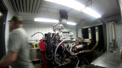 Blown Alcohol Engine Dyno Pull Exhaust Explosion