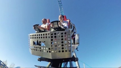 Blue Fire Roller Coaster With SPINNING Car! Europa Park