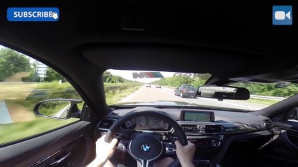 BMW M4 180MPH POV @ Autobahn