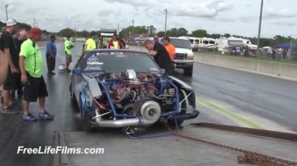 Boosted Mustang SMACKS Into The Wall With Force!