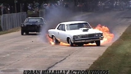 CHEVELLE EXPLODES TRANNY AT BACK WOODS TRACK