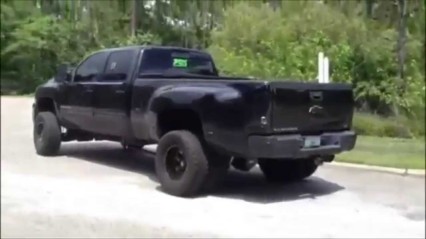 Chevy Diesel Burnout and Power Slides