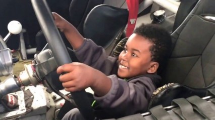 Child With Cancer Gets Wish Granted by NASCAR Driver & US Navy LT Jesse Iwuji