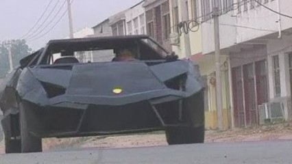 Chinese Man Creates Homemade Lamborghini Reventon from Old Van and Iron