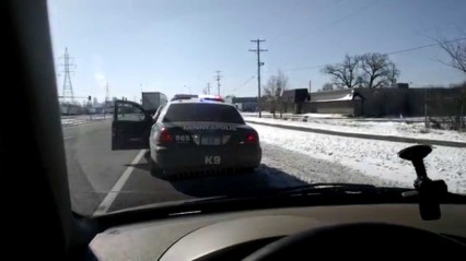 Civilian pulls over K-9 Police Officer for speeding | Excuse? “I’m the police”