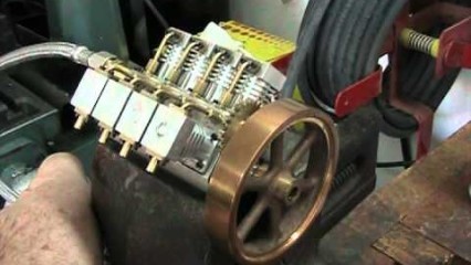 Compressed Air Powered V8 Engine! The Way Of The Future?