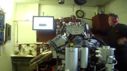 Crazy 1001 CUBIC INCH Street Engine Makes 1600 hp on E-85!