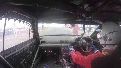 CRAZY BOOST 1000HP R32 Skyline 1/4 Mile Onboard