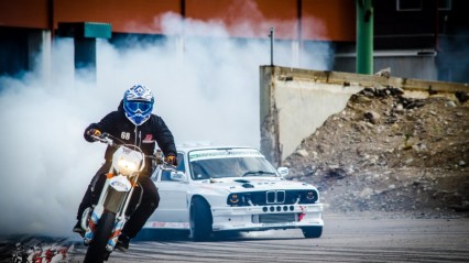 CRAZY Burnouts, Stunts And Drifting With Bikes And Cars!