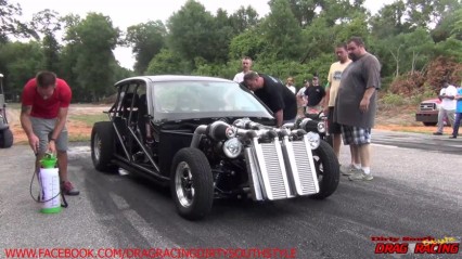 CRAZY Twin Turbo LSX Powered Buggy with Nitrous!