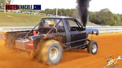 CUMMINS POWERED DODGE D50 SAND DRAG TRUCK