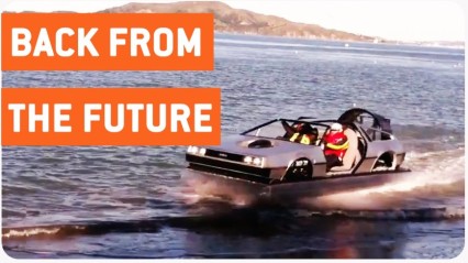 DeLorean Hovercraft Cruises Around San Francisco | Car of the Future