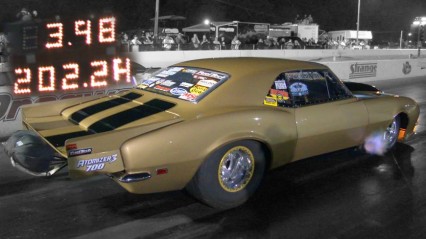 Dewayne Mills Goes An INSANE 3.98 at 202MPH on Drag Radials!