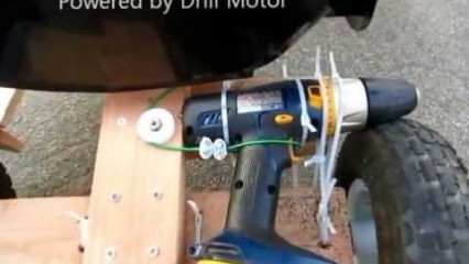 DIY Go Kart Powered by Drill Motor