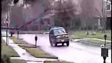 Drifting FAIL – SUV Does 180 Spin and Slams into the Curb!