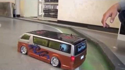 Drifting RC Van With Hiace Speaker System