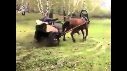 Drifting With A Horse And Buggy – One Horsepower!