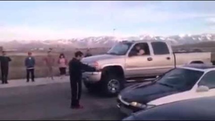 Duramax Nearly DESTROYS Ricer in Street Race
