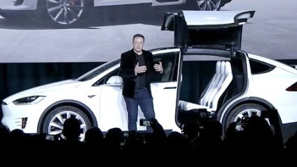 Elon Musk Launches Long Awaited Tesla Model X!