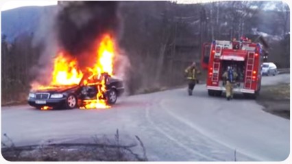 Firefighter Fail | Car On Fire Wreaks Havoc
