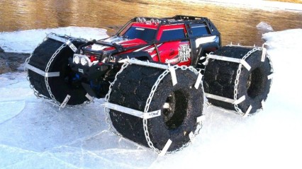 Floating TRAXXAS SUMMIT – ICE Chains & Floating RC Tires