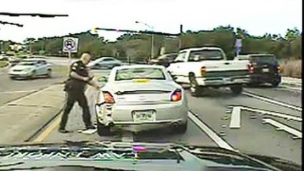 Florida Police Officer Run Over By DUI Suspect