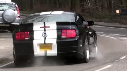Ford Mustang GT Burnout Fail – Clutch Explosion