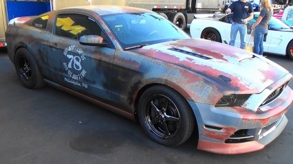 Ford Mustang GT “Weathered Wrap” – Rat Rod Mustang