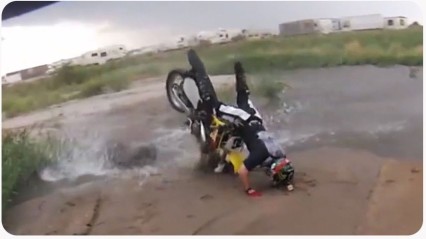 Funny Dirt Bike Fail | Stick in the Mud