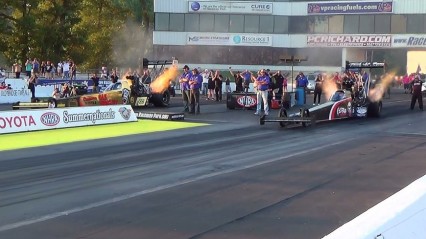 Gas Monkey Garage Top Fuel Dragster Gets Down at E-Town!