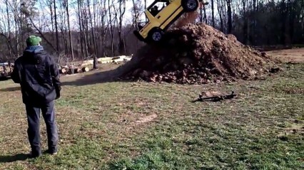 Geo Tracker REDNECK Jump Ends With a HARD Landing!!!